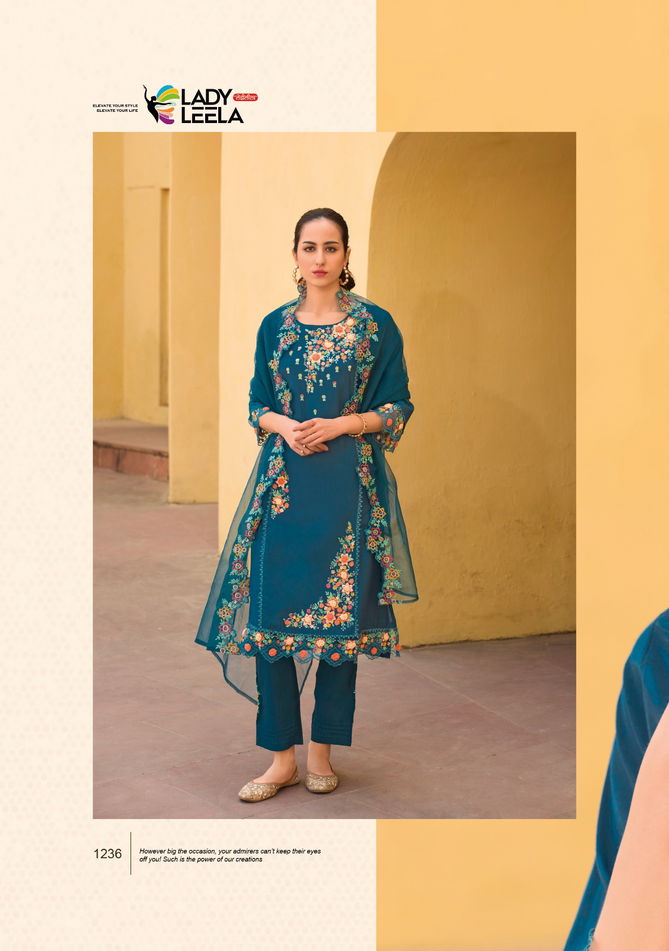 Shiddat 2 By Lady Leela Heavy Embroidered Kurti With Bottom Dupatta Wholesale Market In Surat
